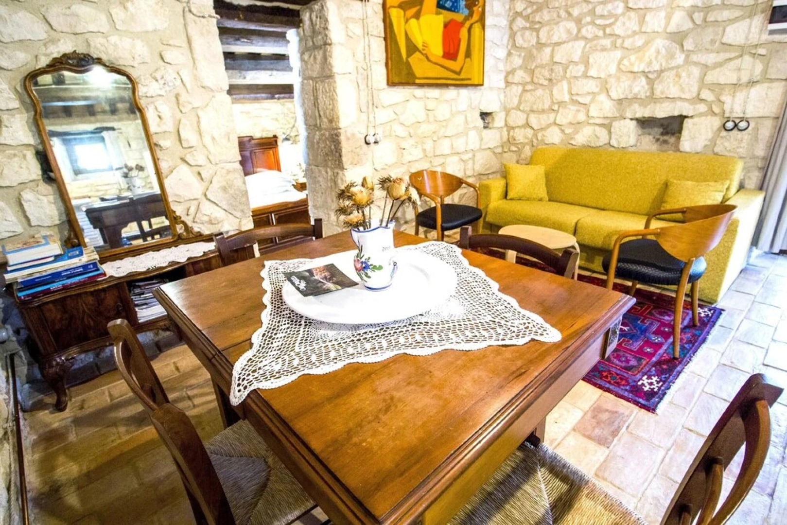 Apartment With one Bedroom in Abbateggio, With Wonderful Mountain View, Enclosed Garden and Wifi - Near the Slopes