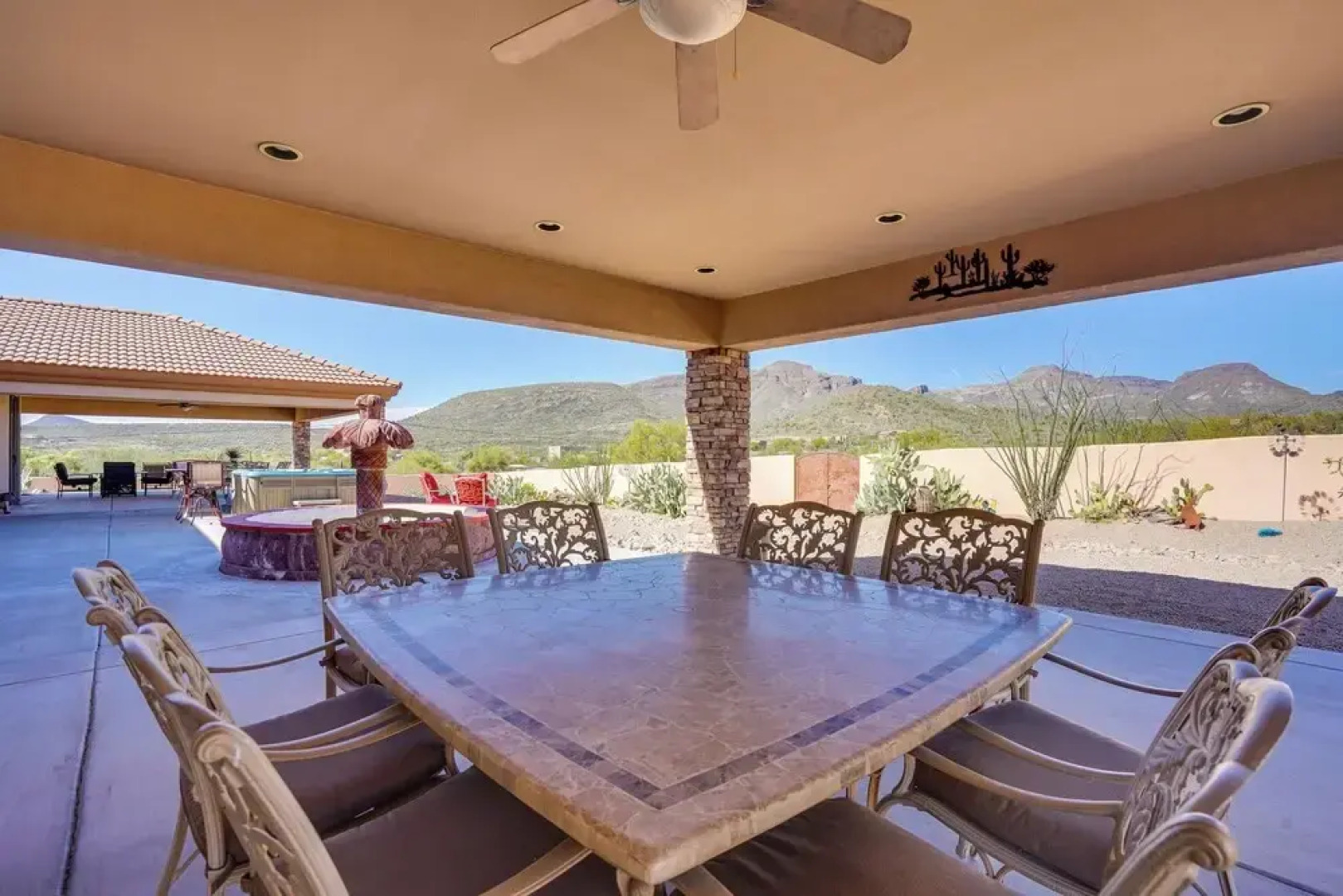 Hot Tub, Yard & Views: Spacious Cave Creek Home