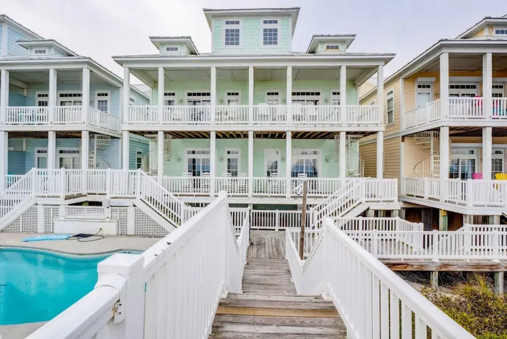 New Listing! Oceanfront Oasis W/ Sparkling Pool 5 Bedroom Townhouse
