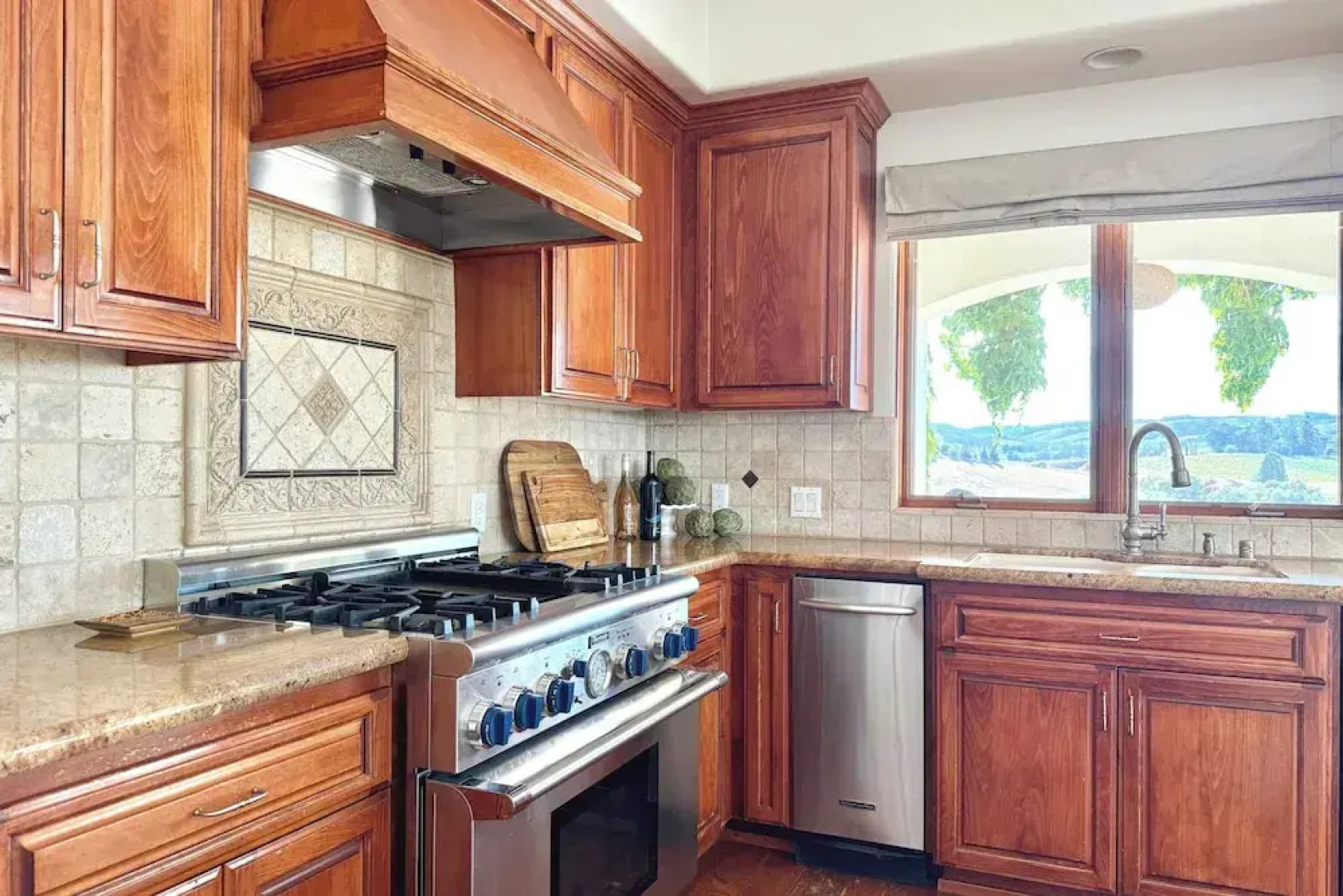 Wine Country Escape w/ Views + Wine Cellar & Gym Caterina Dusi Vineyard by Avantstay