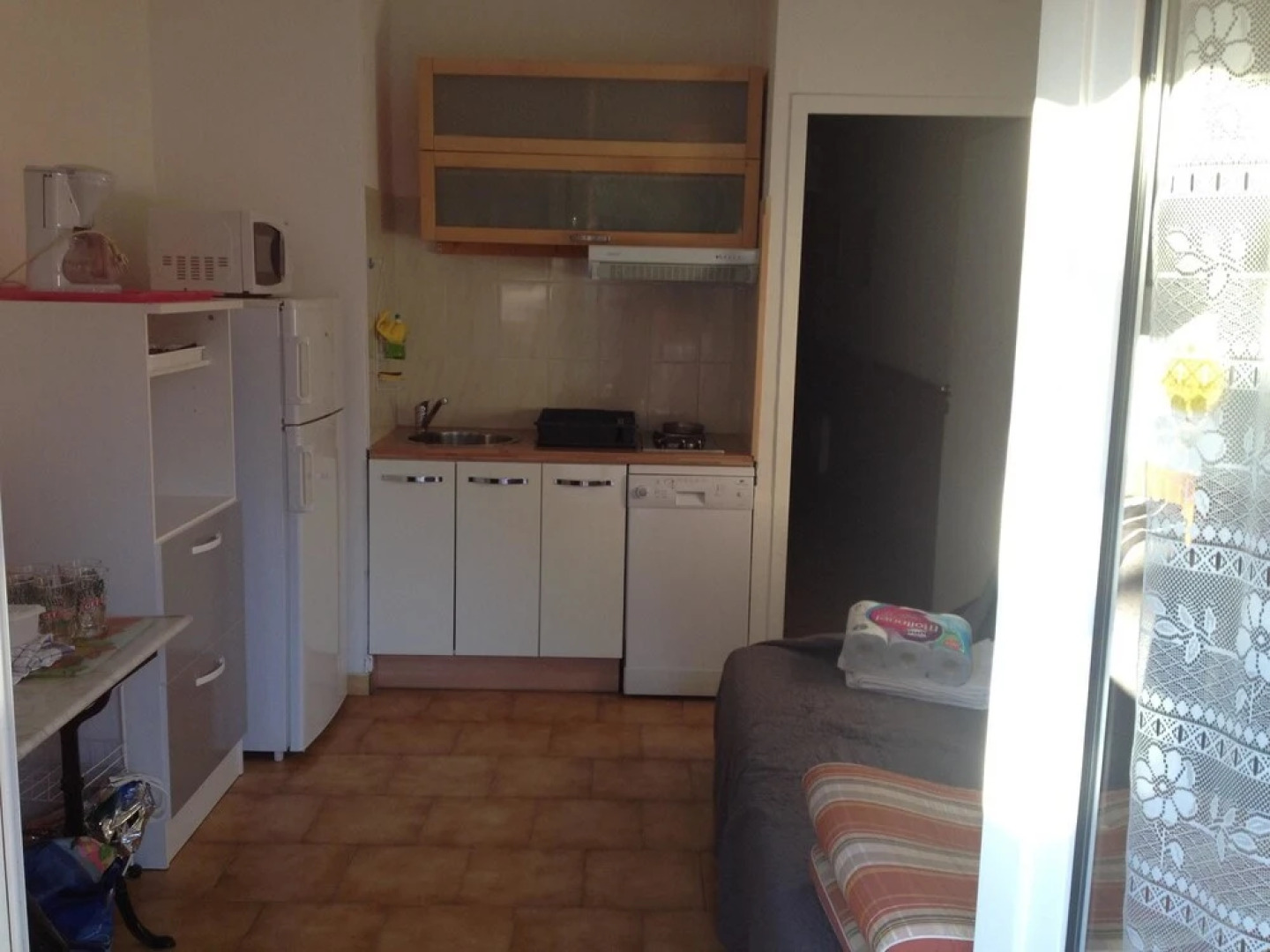 Apartment With one Bedroom in Appietto, With Enclosed Garden - 100 m F