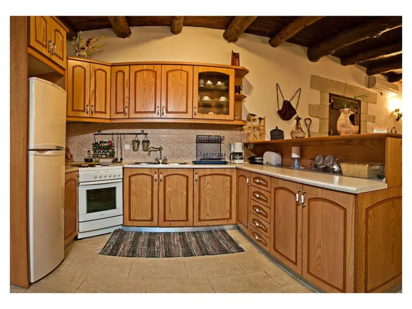 Villa Aloni-traditional Stone Villa With Nice View,pool and Garden