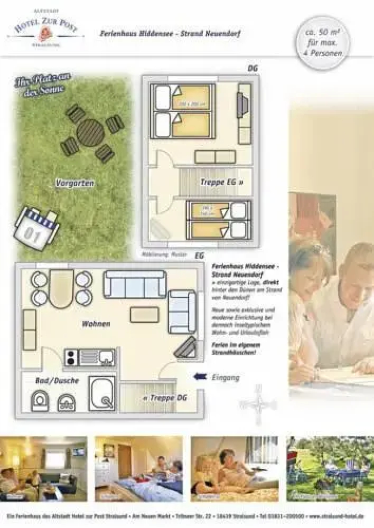 Ferienhaus & Ferienwohnung Insel Hiddensee Strand Neuendorf