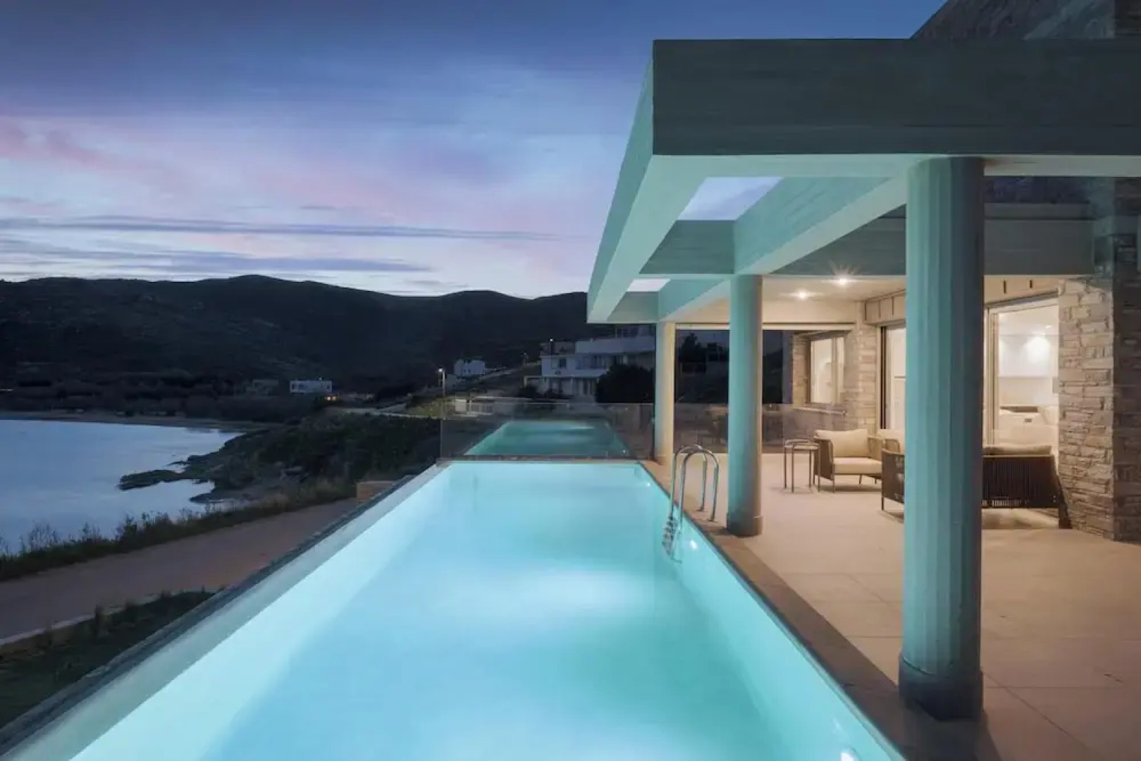 Luxurious Seafront Villa Karystos