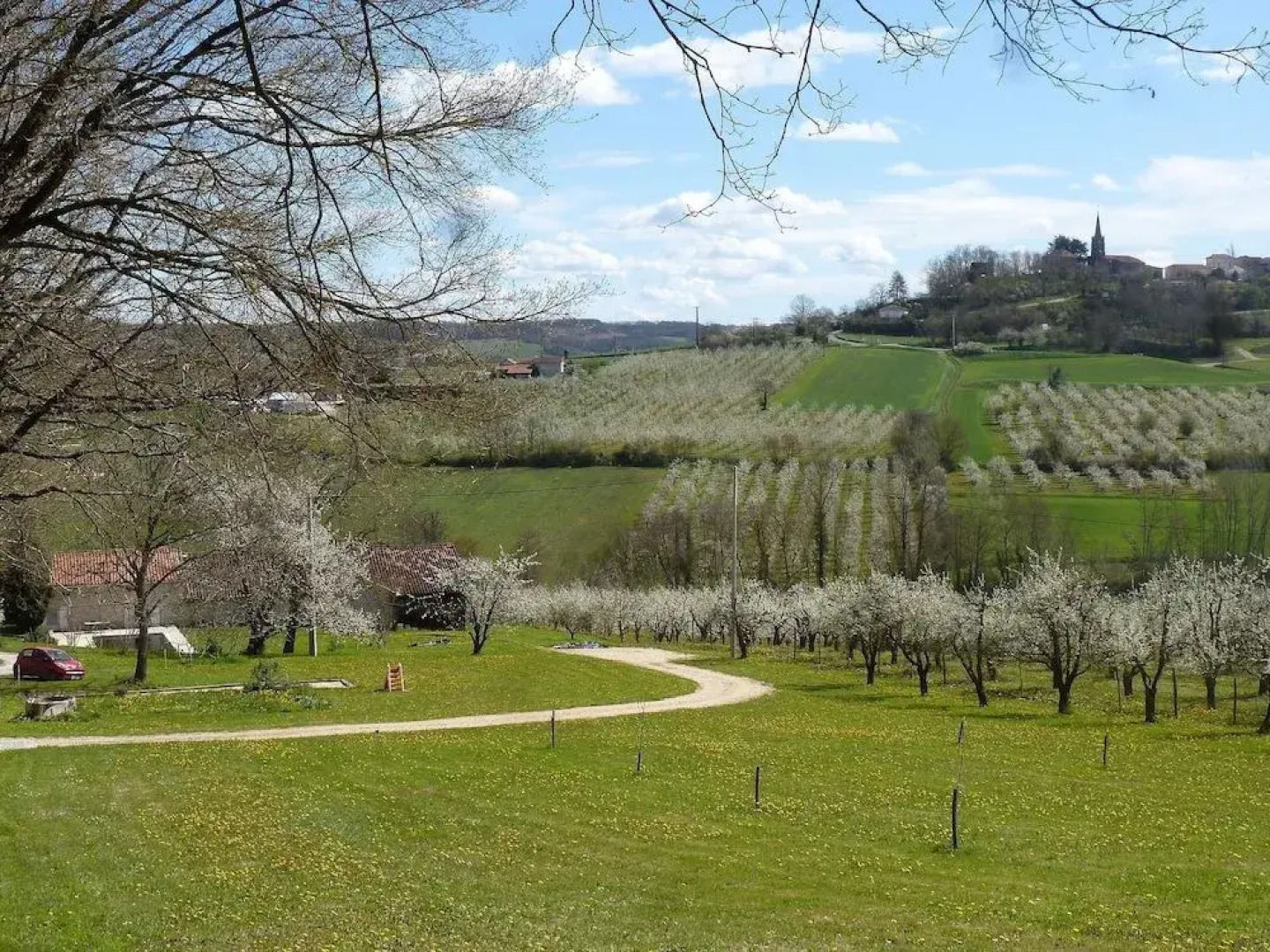 Domaine de Calbiac - On the boardwalk