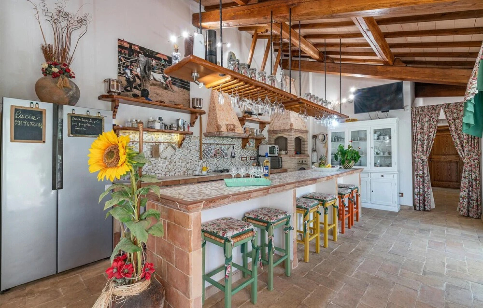 Stunning Home in Canino VT With 6 Bedrooms, Sauna and Private Swimming Pool