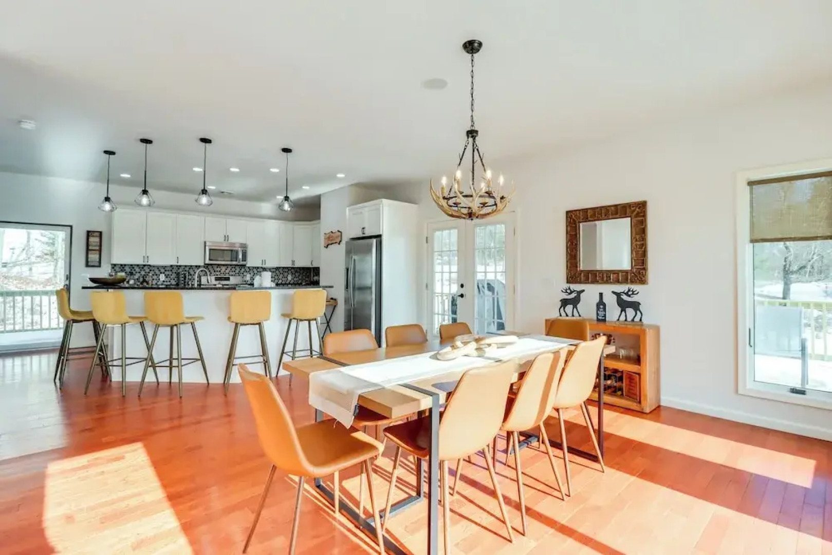 Deck & Lake View: Spacious Long Pond Home!