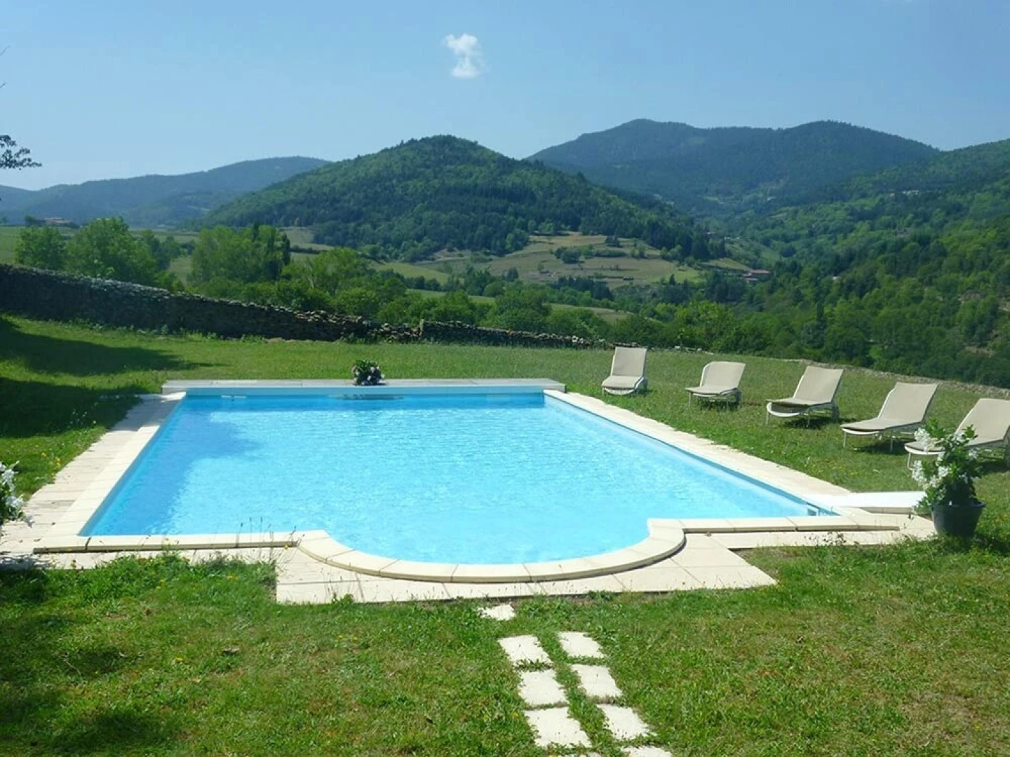 Mansion With 15 Bedrooms in Satillieu, With Wonderful Mountain View, Private Pool, Enclosed Garden
