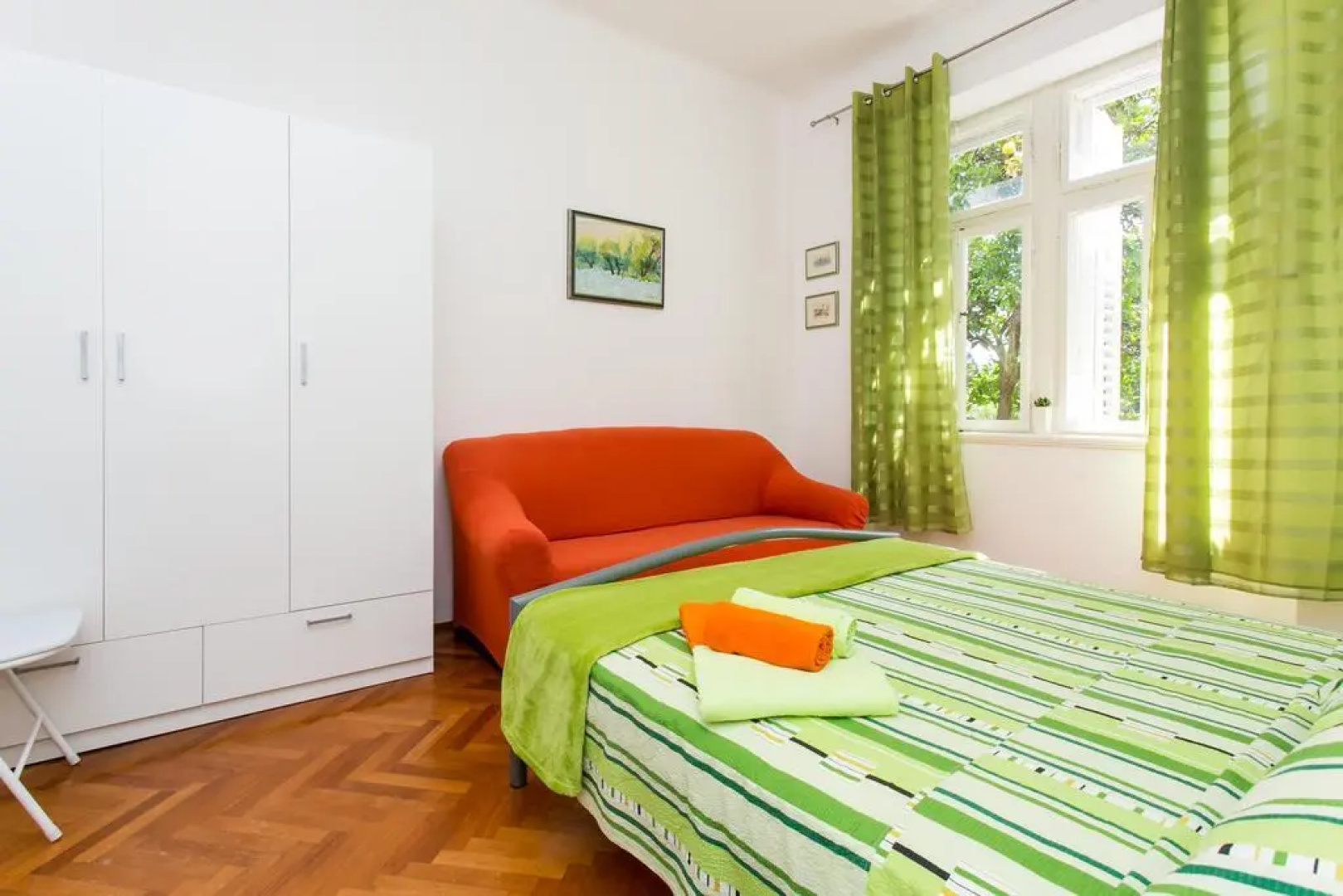Apartment Blue & Green