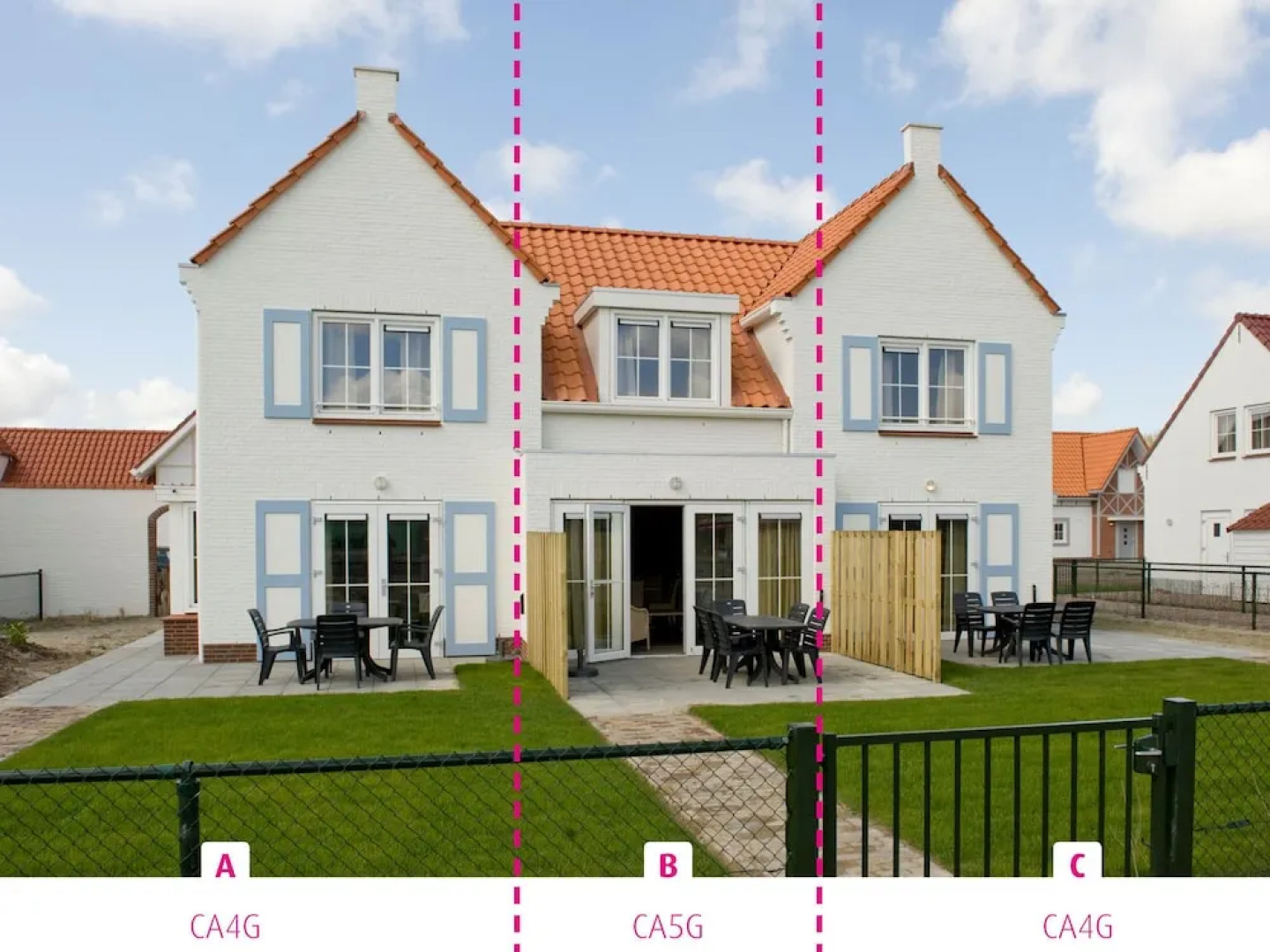 Semi-detached, Comfortable Villa With Wifi, Beach at 400 m