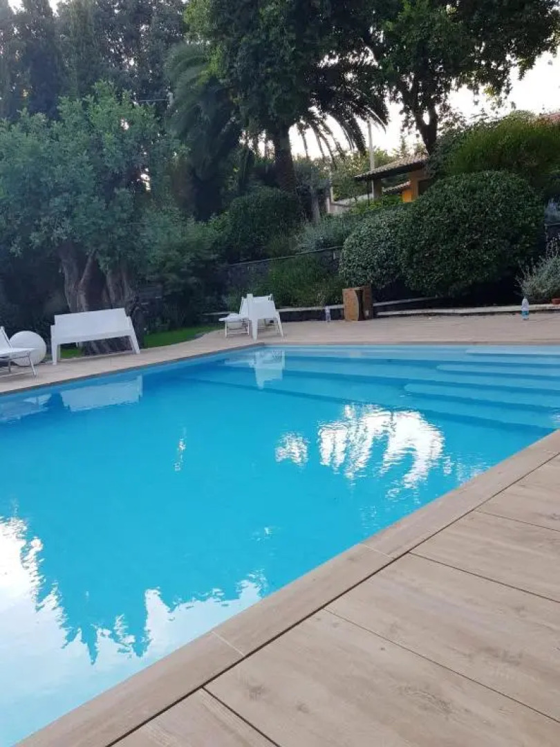 Studio with shared pool enclosed garden and wifi at Trecastagni 8 km away from the beach