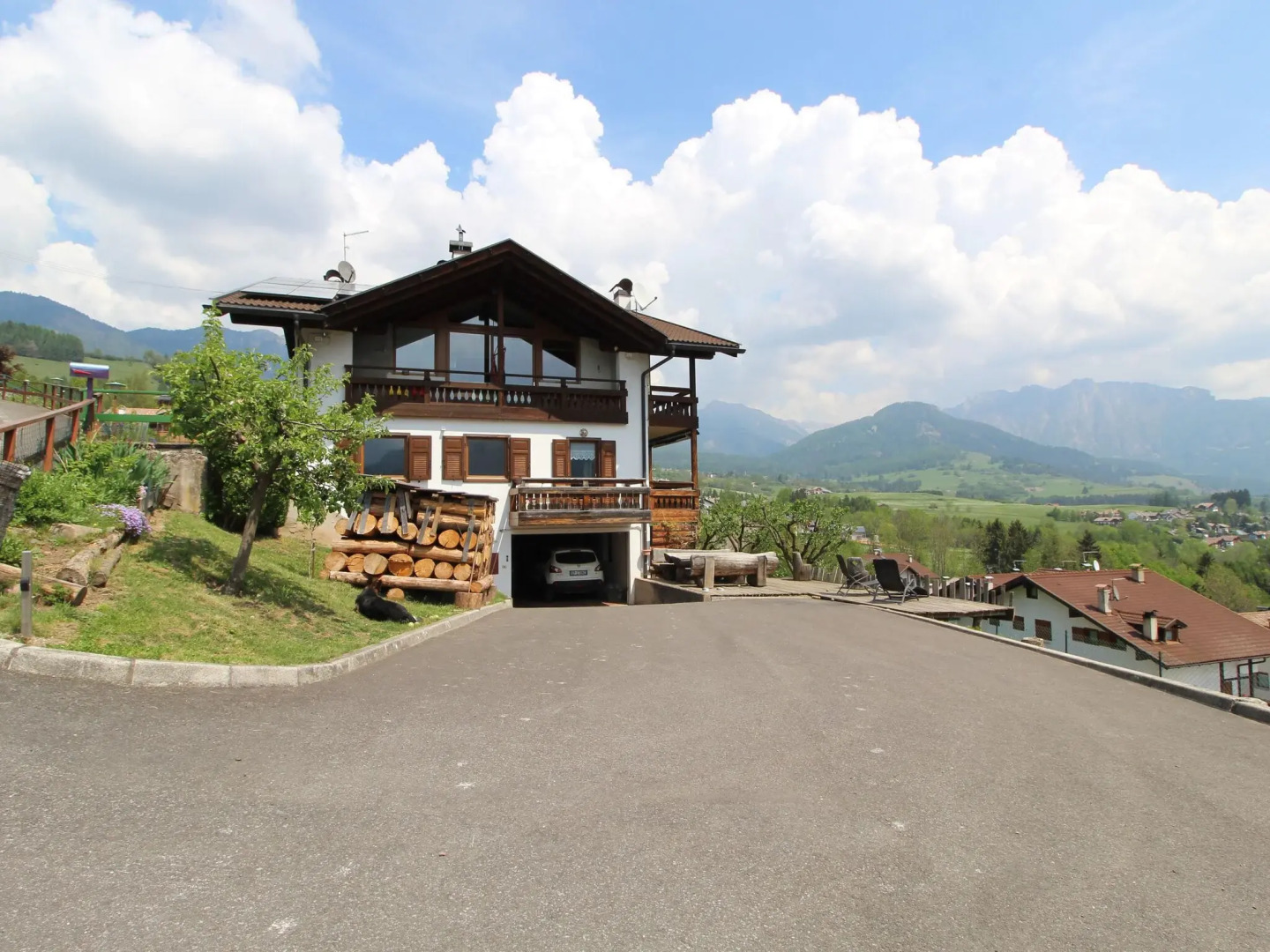 Bright apartment in Val di Fiemme with spacious terrace