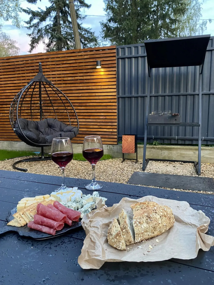 Ультрасовременный домик для отдыха вдвоем