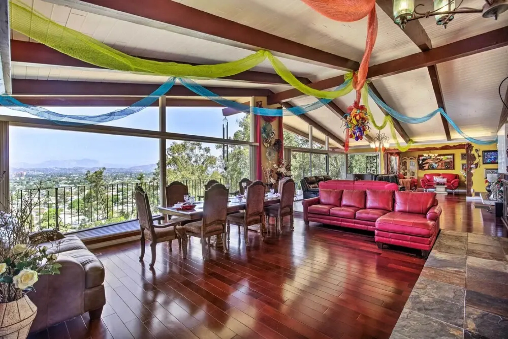Colorful El Cajon Gem: Deck, Garden & Valley Views