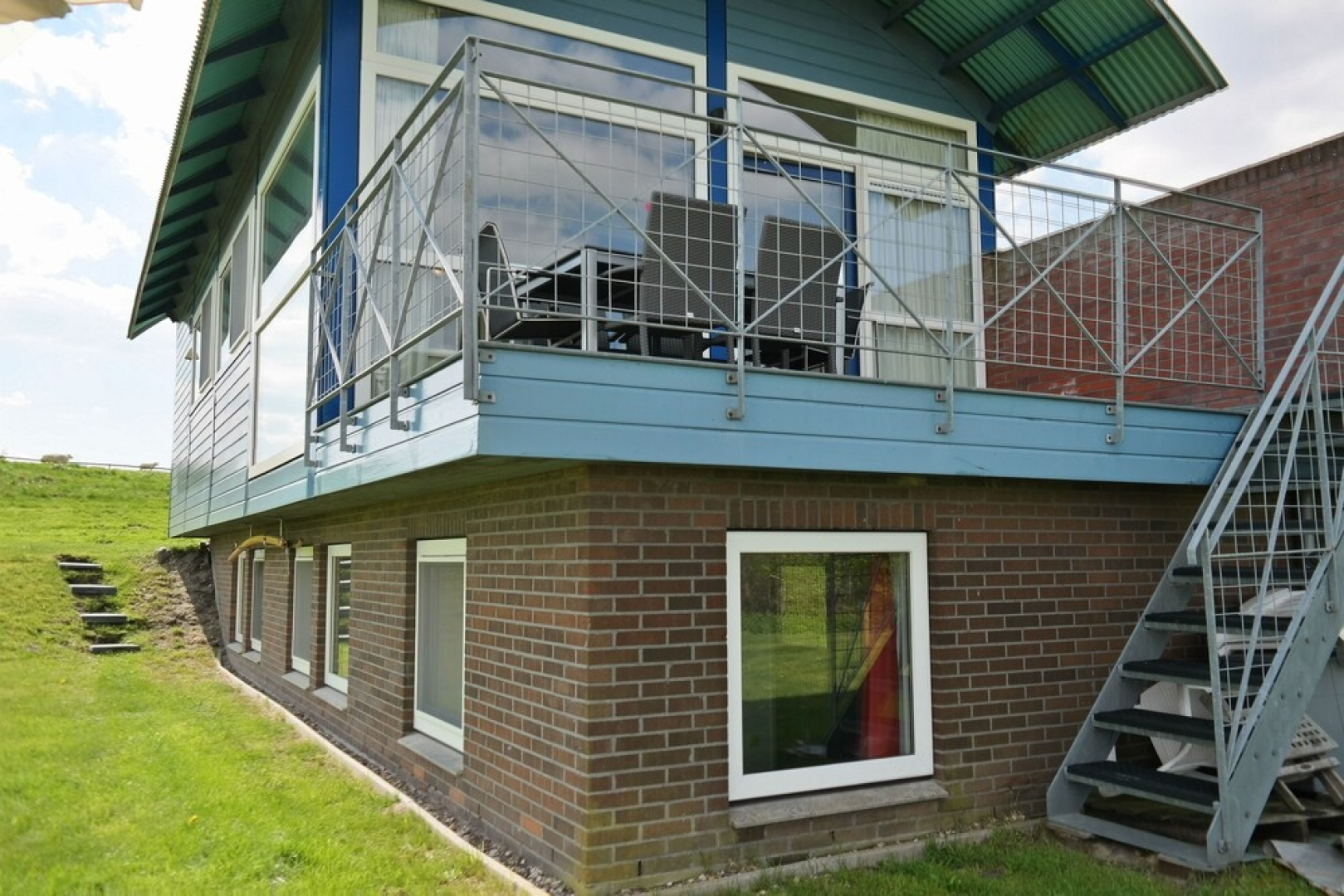 "6pers. Modern House With a View of the Lauwersmeer With 2 Terraces"