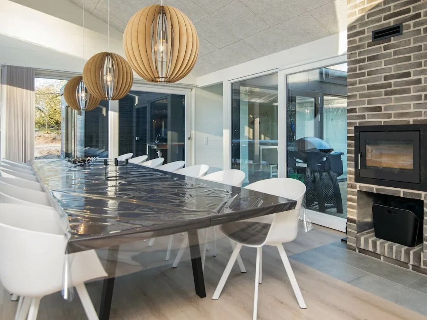 Modern Holiday Home in Glesborg With Swimming Pool