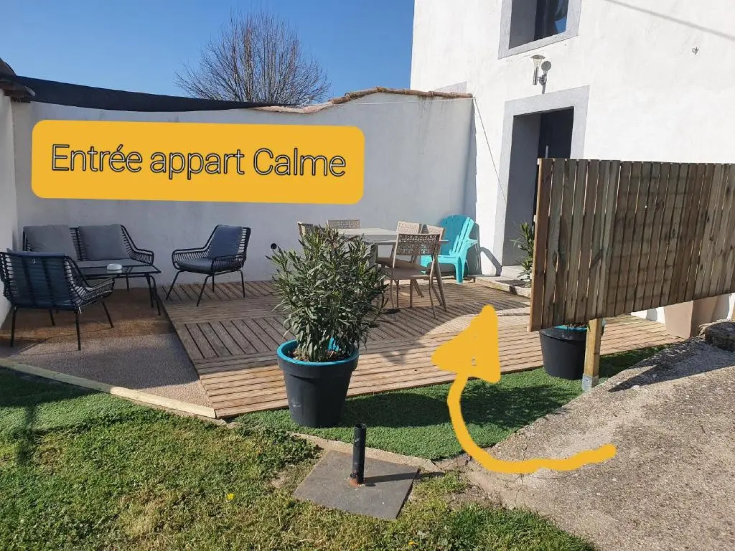 Au calme, confortable avec terrasse