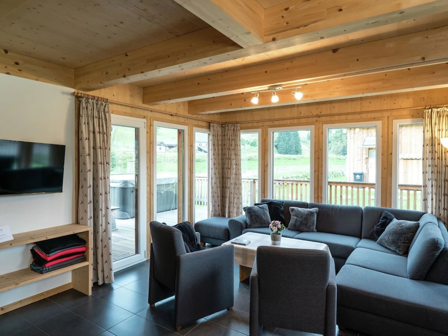 Pleasant Chalet With Sauna