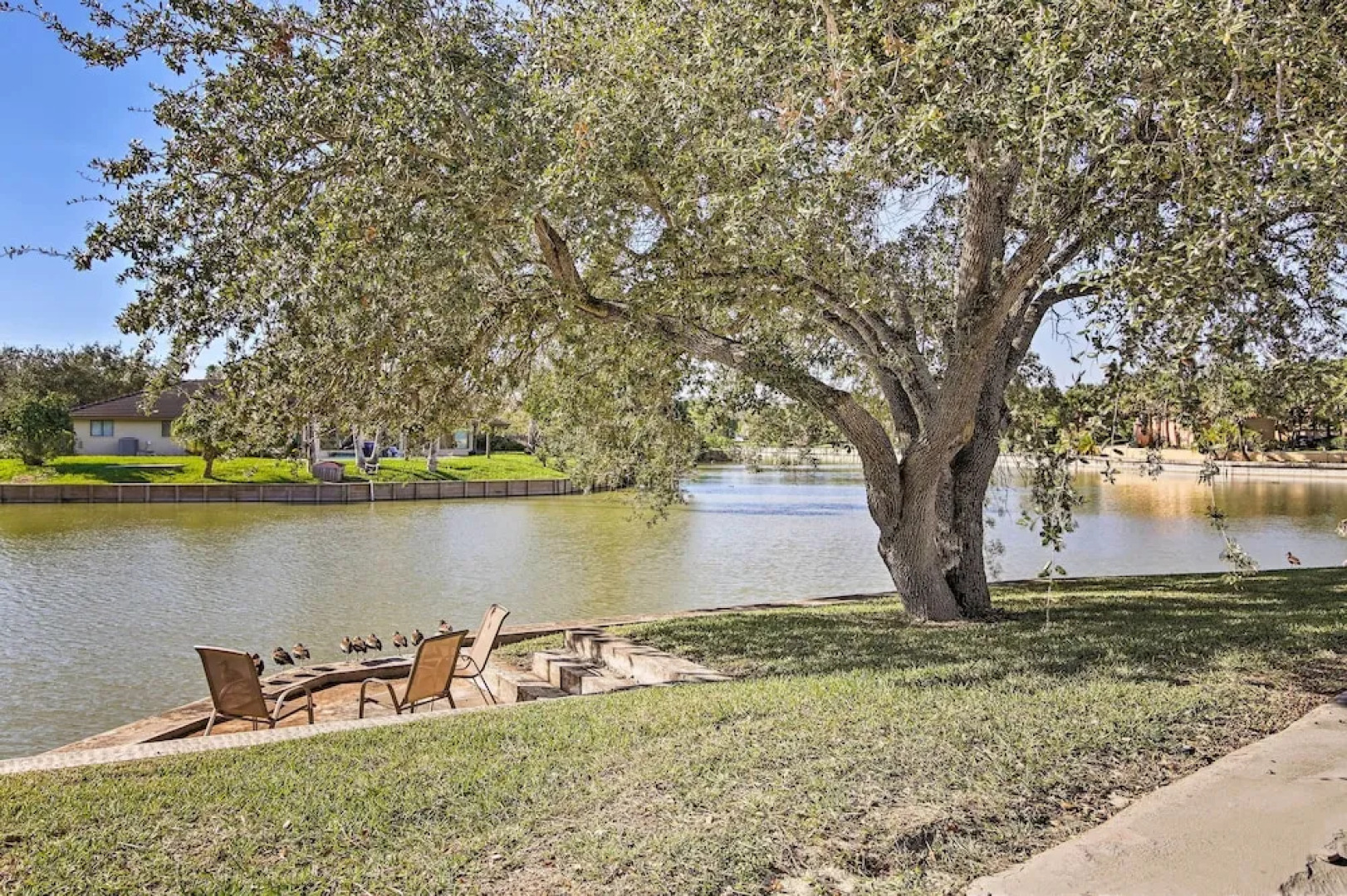 Pool & Game Room: Waterfront Harlingen Home