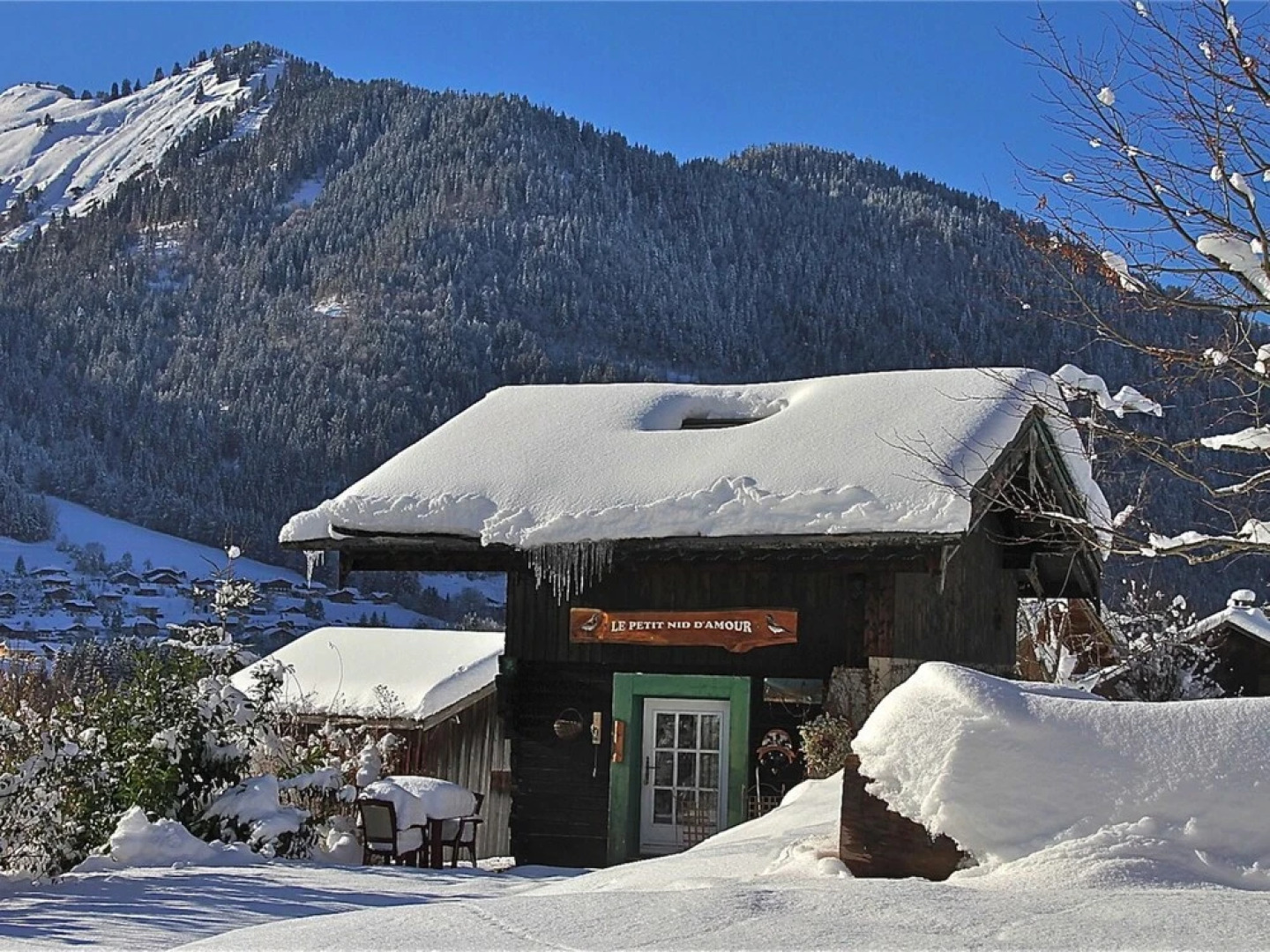 Chalet With one Room in Montriond, With Wonderful Mountain View, Furni