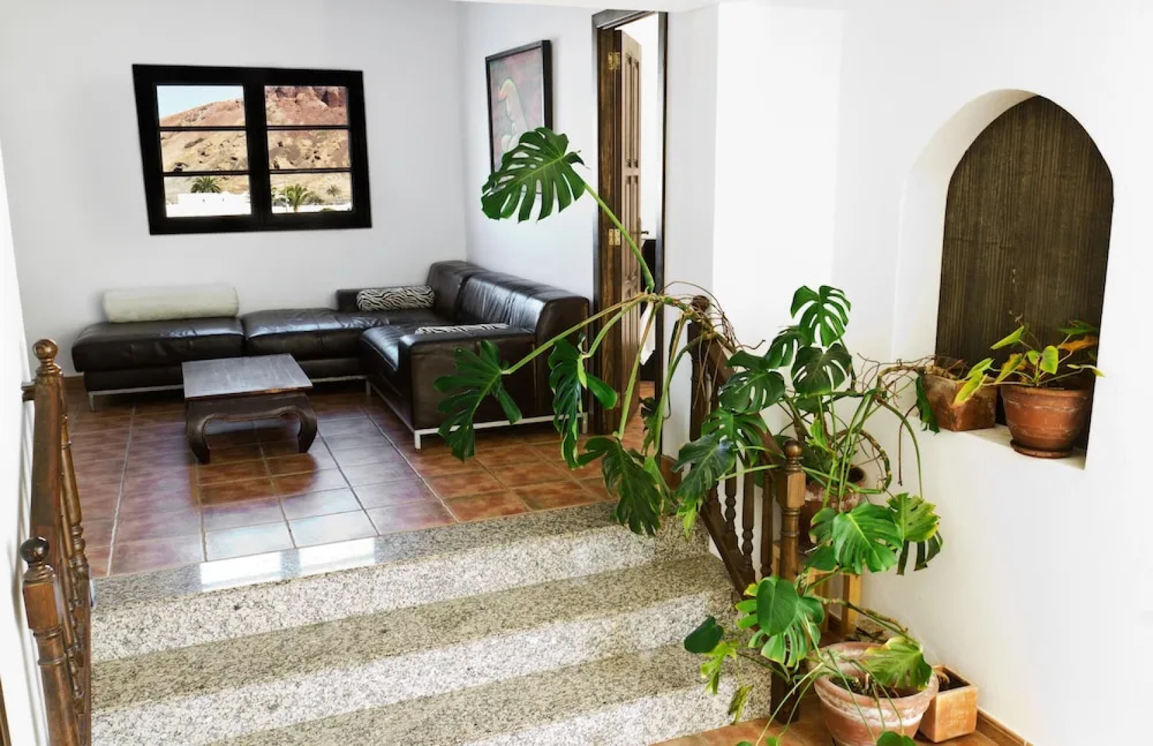 House With 3 Bedrooms in Tinajo, With Wonderful Mountain View, Private