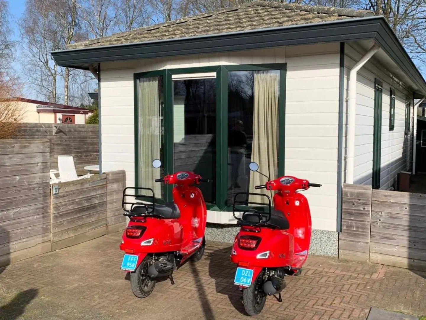 Damrak Ruim familie chalet tot 4 personen op de Veluwe Alleen voor recreatie