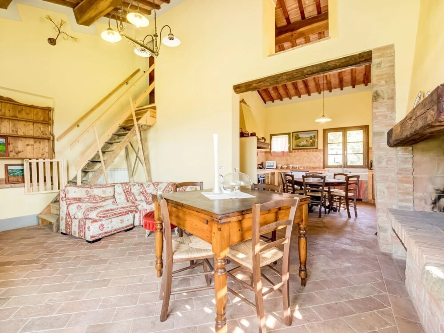 Cozy Holiday Home in Tuscany Italy with Farm view