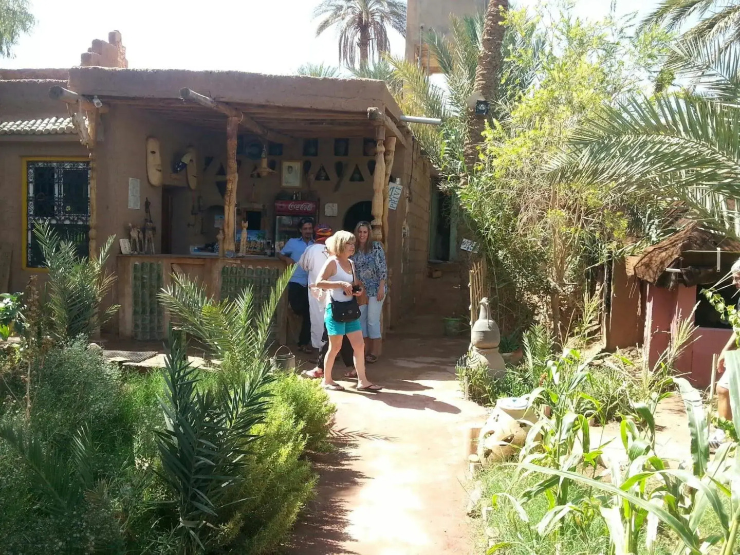 Hostel jnane dar diafa is in the center of tamegrouteface of the bibiotheque