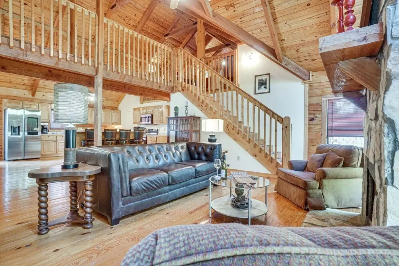 Spacious Log Cabin in Helen w/ Deck & Pool Access!