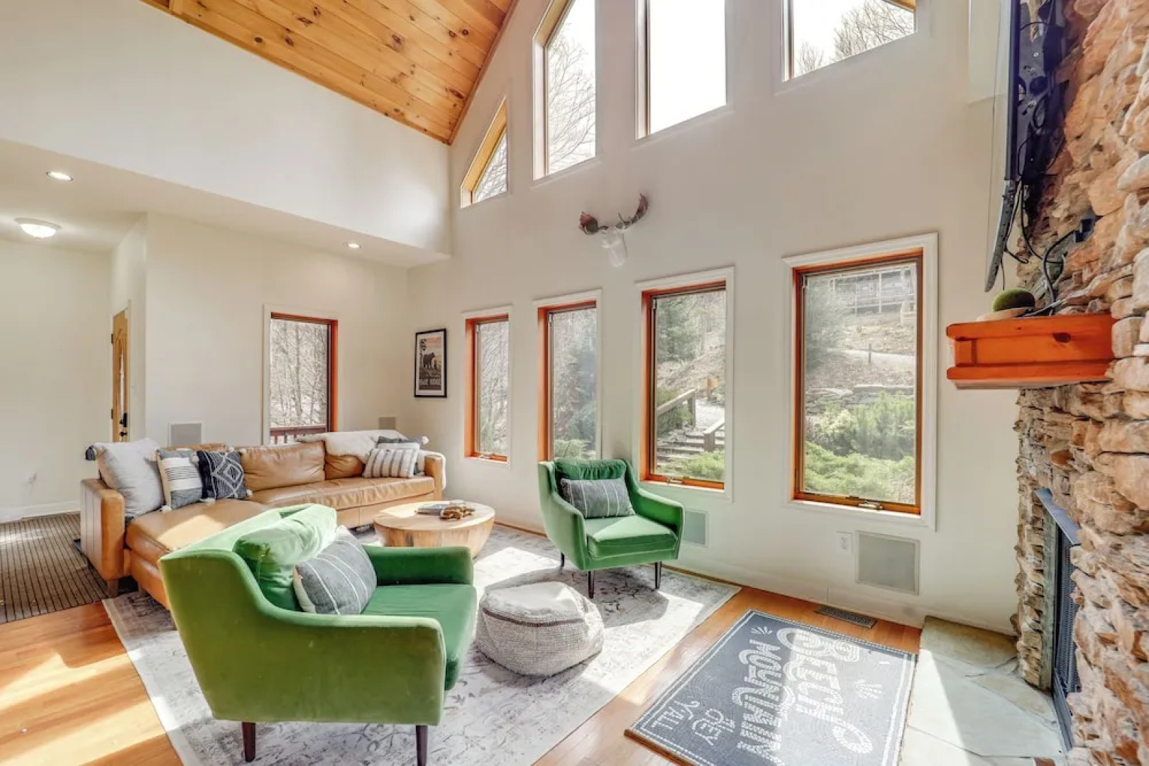 Deck + Scenic Views: Beech Mountain Cabin