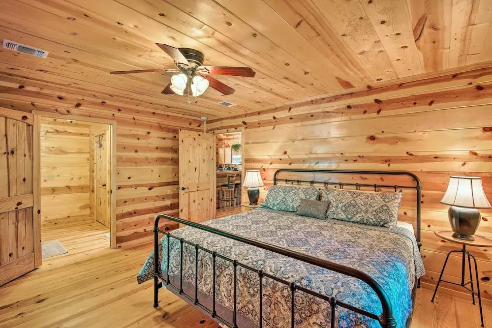 Quiet Mountain Fork River Cabin w/ Water-view Deck