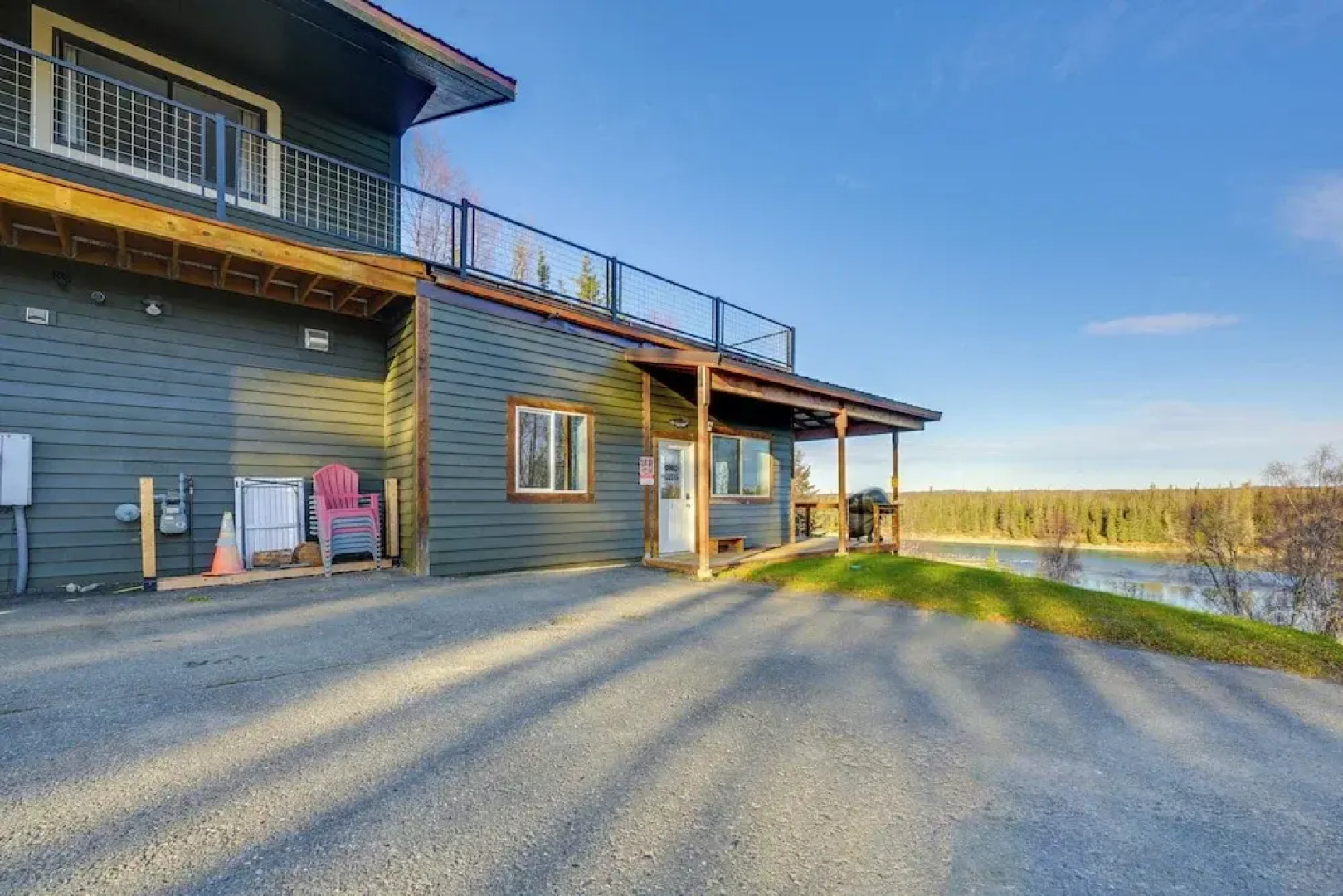 River Views & Fire Pit: Cozy Soldotna Apartment!
