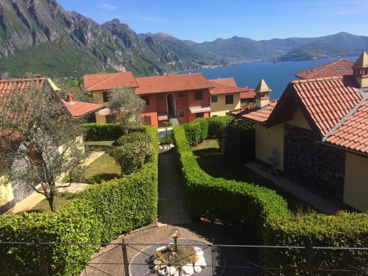 Irina’s house with view on like and swimming pool