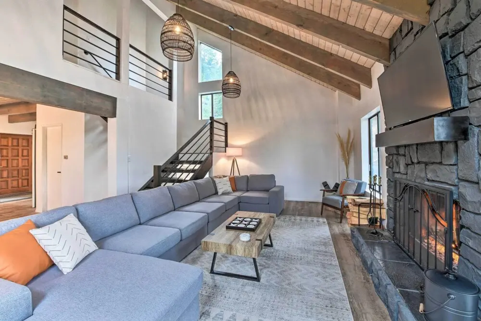 3-level Luxe Home w/ Spa, AC, Game Room & Theater!