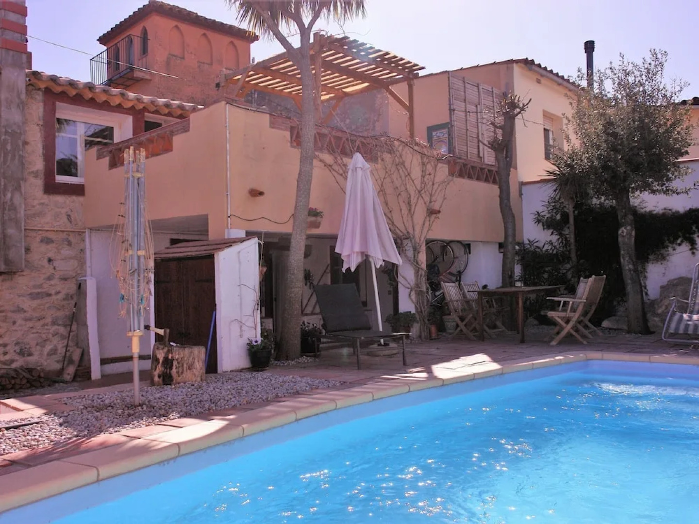 Rustic Cottage in Vilacolum With Swimming Pool