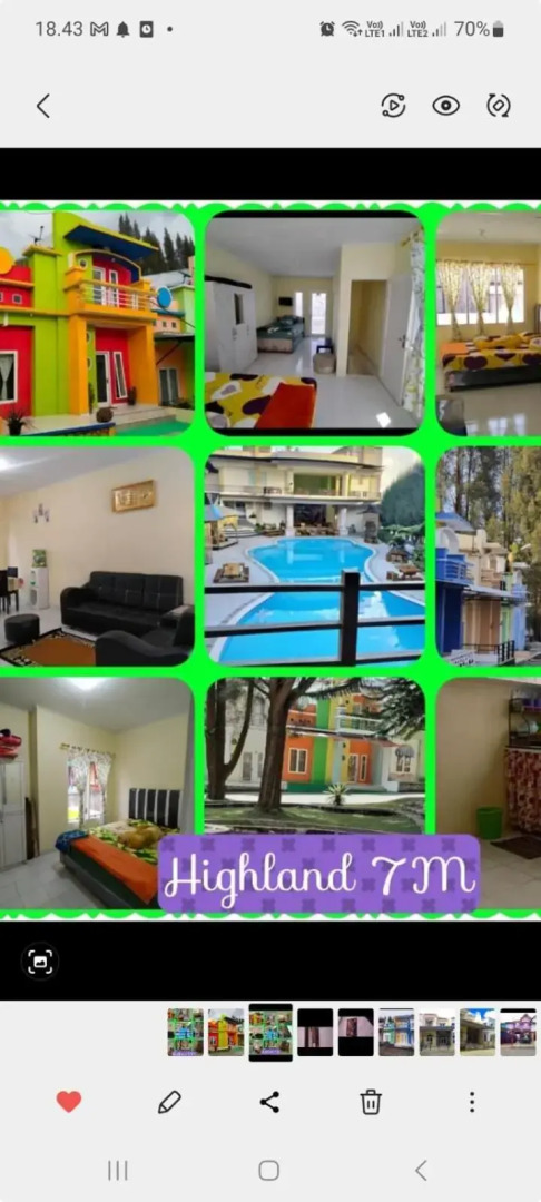 Villa Highland View No 7 M Berastagi