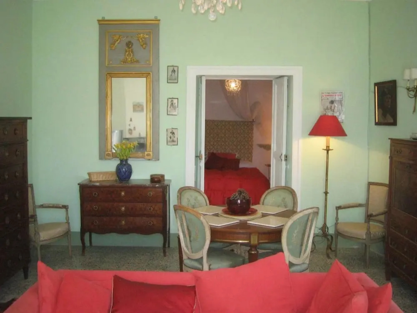 Views of mountains and the sea