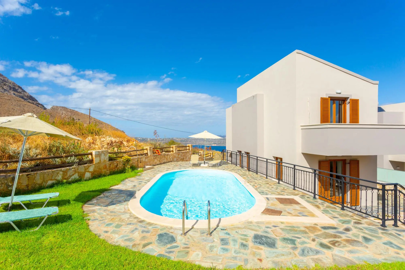 Villa Stratos Large Private Pool Sea Views A C Wifi Eco-friendly - 2117