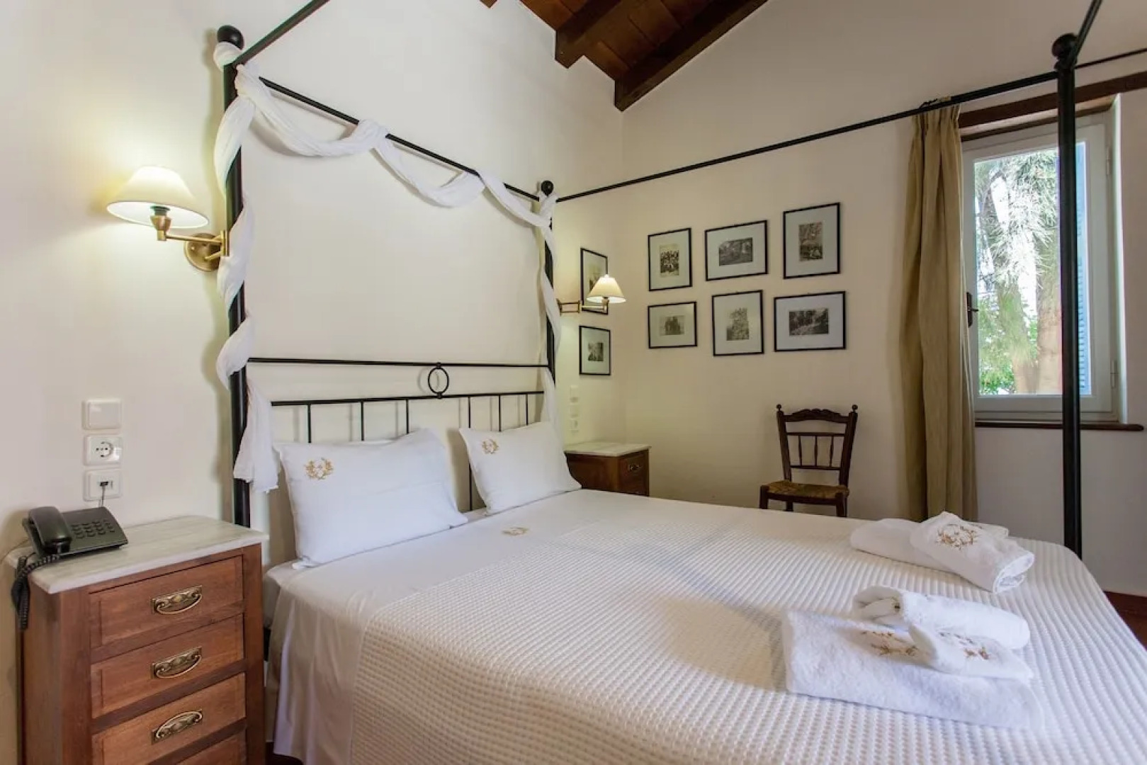 Dine on the Generous Veranda at a Rustic Stone Getaway