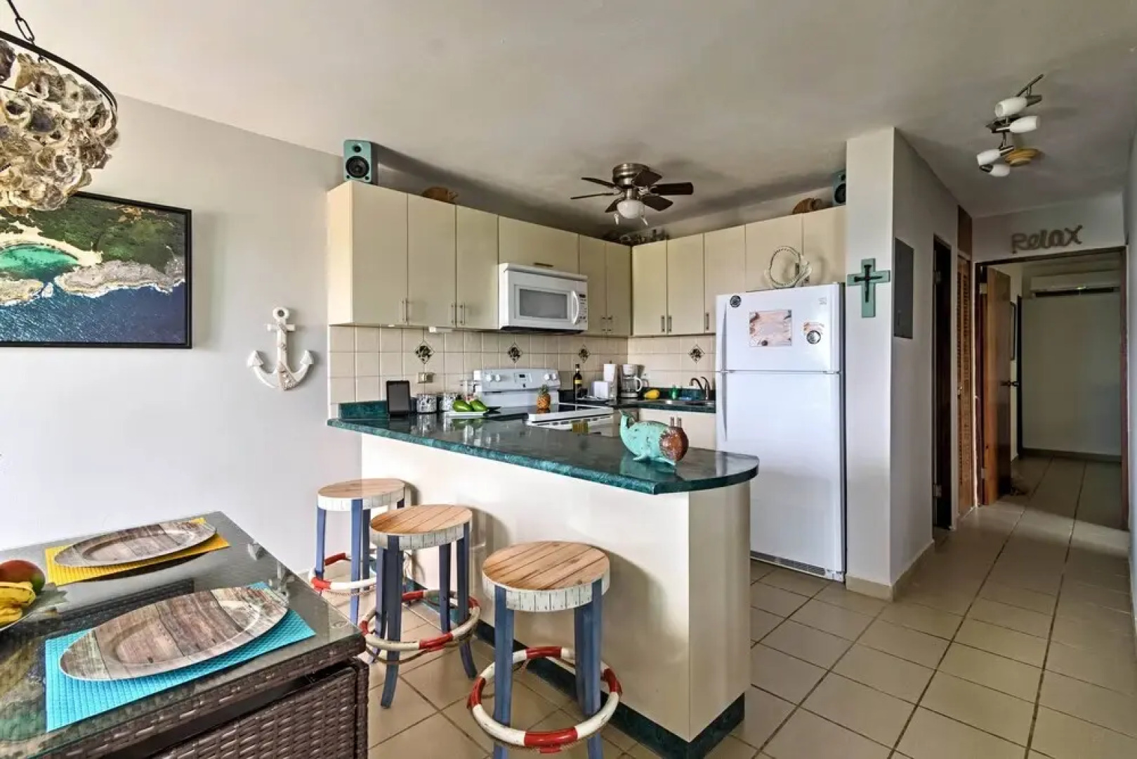 Tropical Caribbean Bungalow w/ Ocean Views & Pool