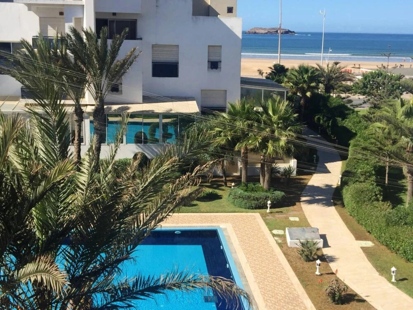 Apartment With one Bedroom in Essaouira, With Wonderful sea View, Shared Pool, Furnished Terrace - Near the Beach