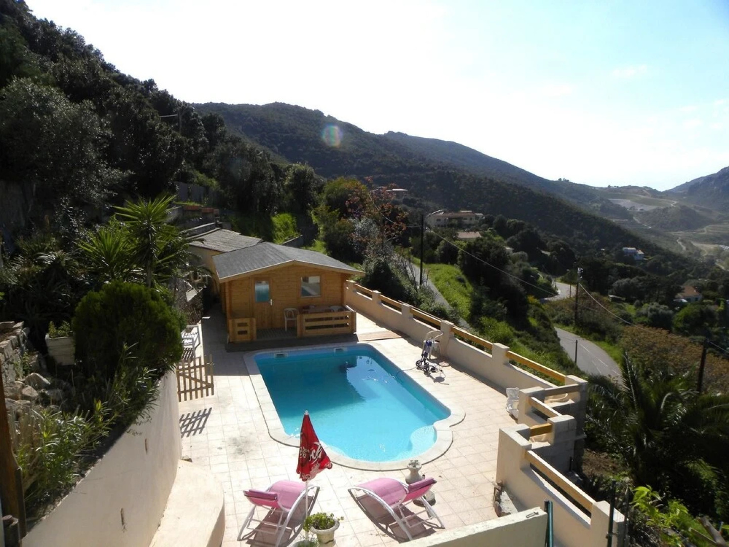 Chalet With 2 Bedrooms in Ajaccio, With Wonderful Mountain View, Pool