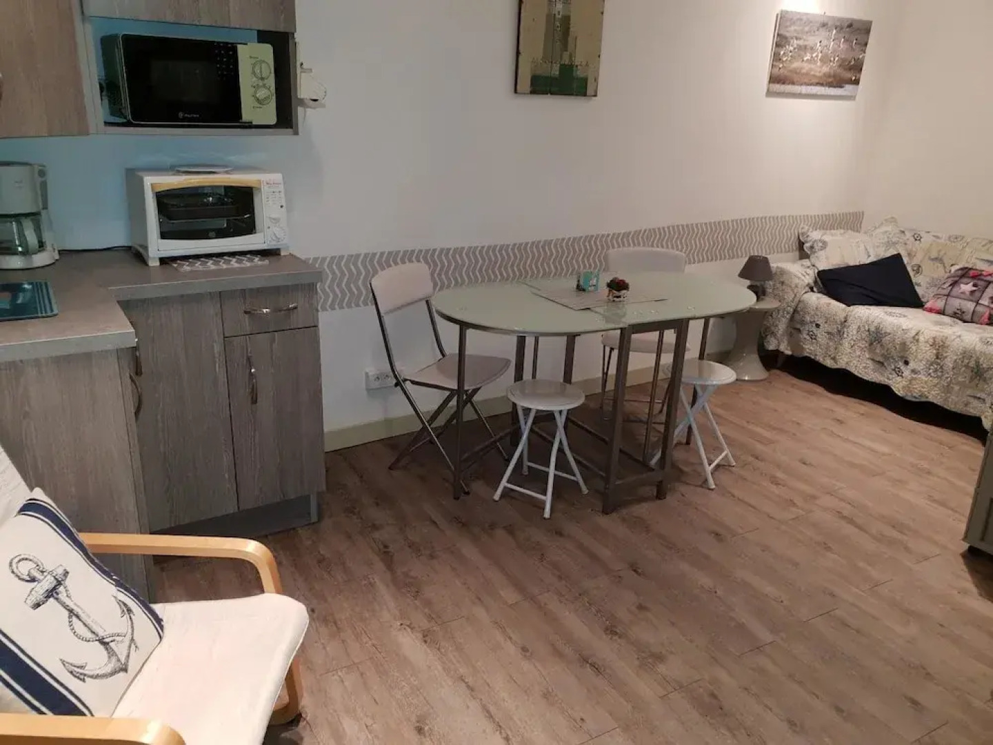 Studio In Ault With Wonderful Sea View Furnished Garden And Wifi - 500 M From The Beach