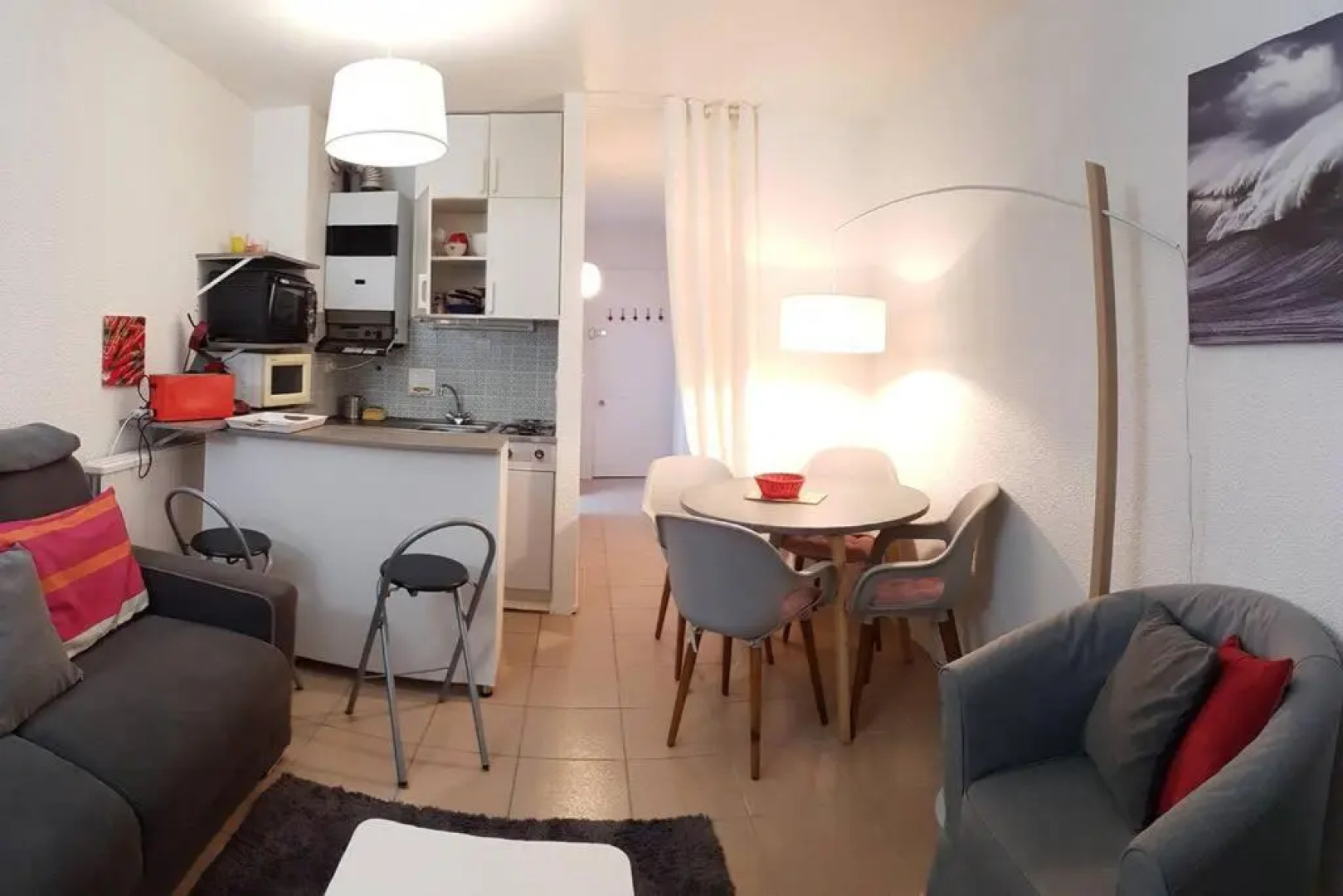 HENDAYE PLAGE,Location studio tout confort, 4 Personnes à 150 m de la plage