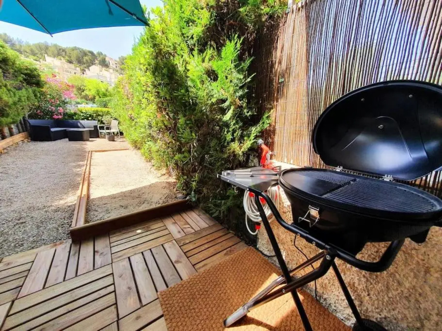 Appart La Madrague avec jardin à 2 pas de la mer
