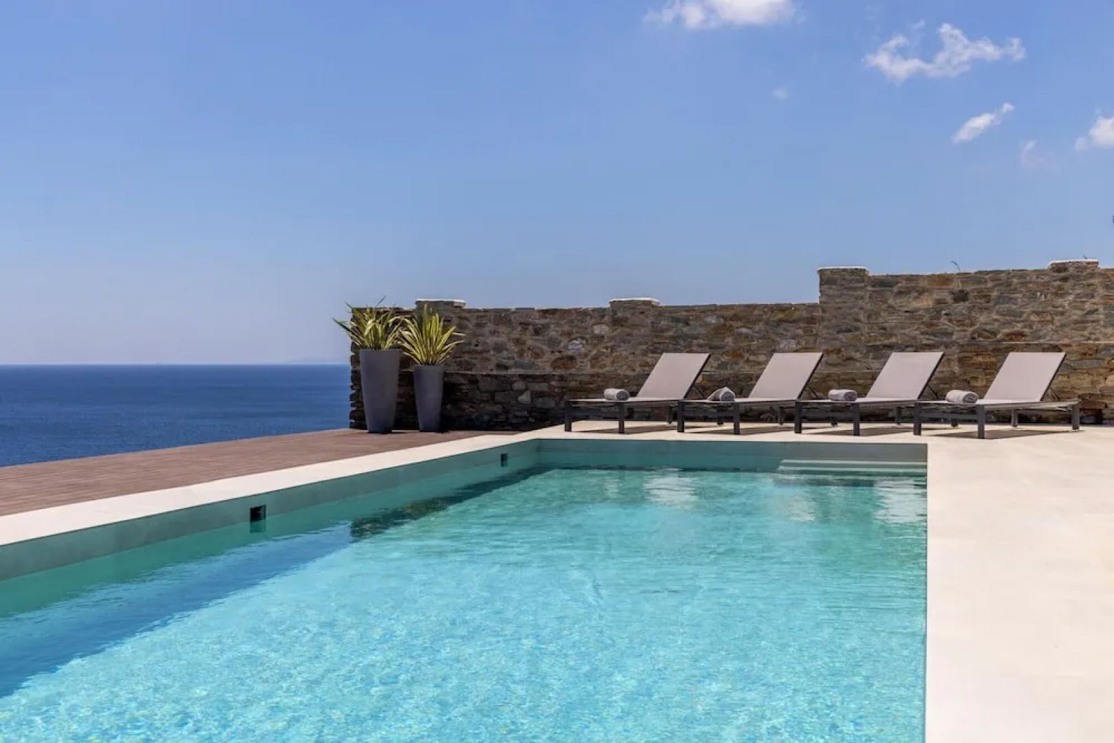 Aegean Whispers Sea Front Villa in Tinos