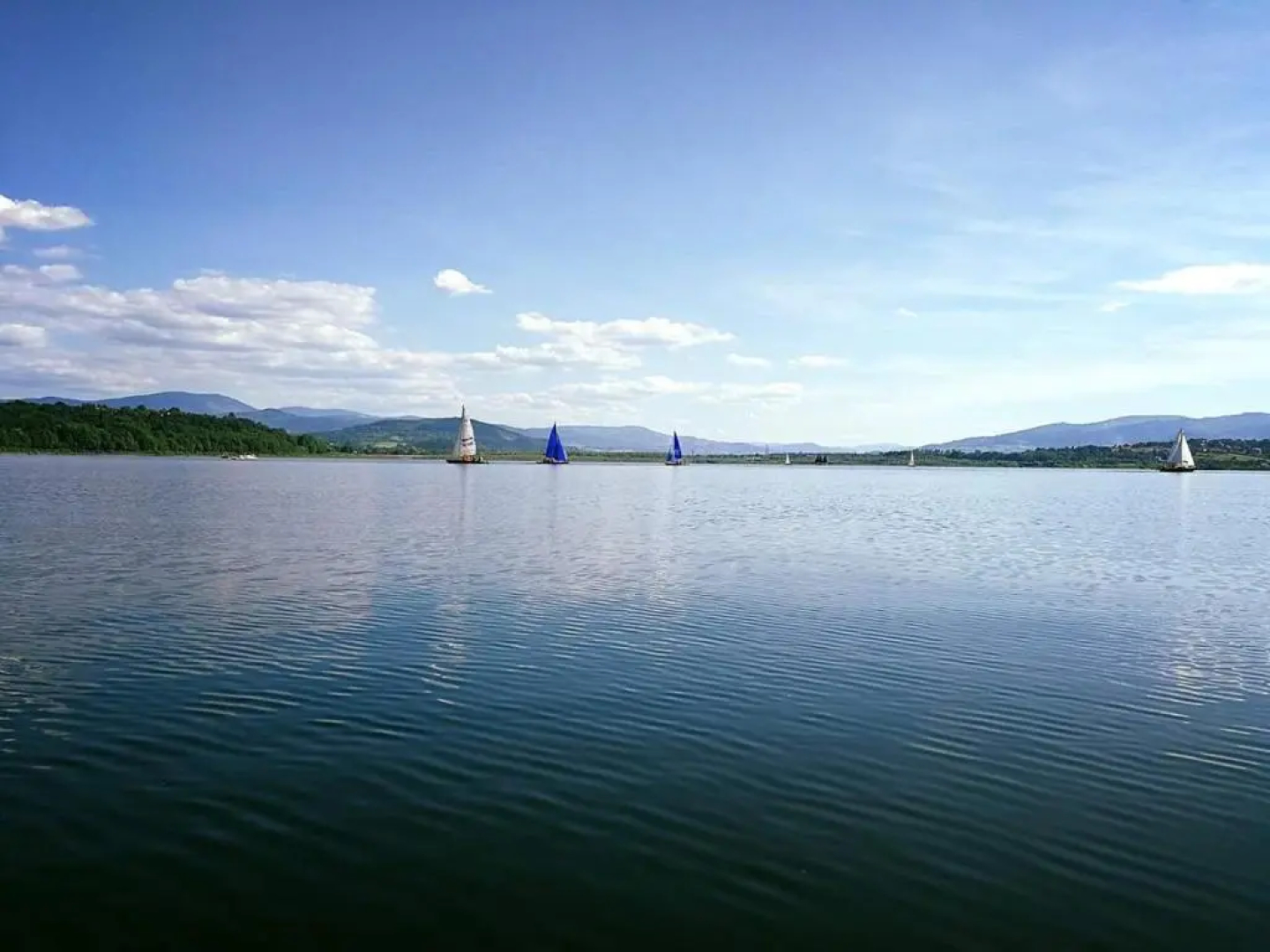 Domki nad jeziorem