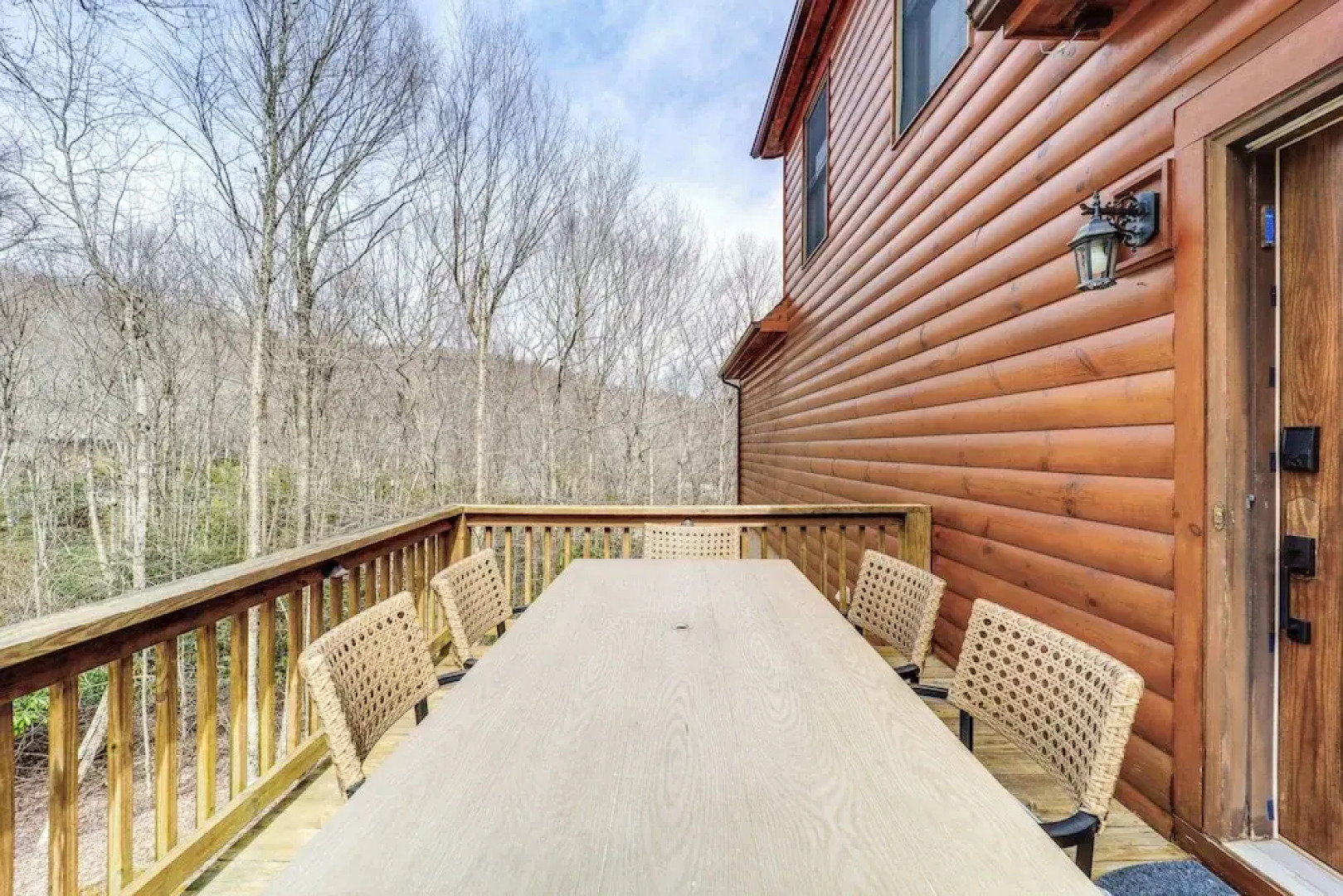 Deck + Scenic Views: Beech Mountain Cabin