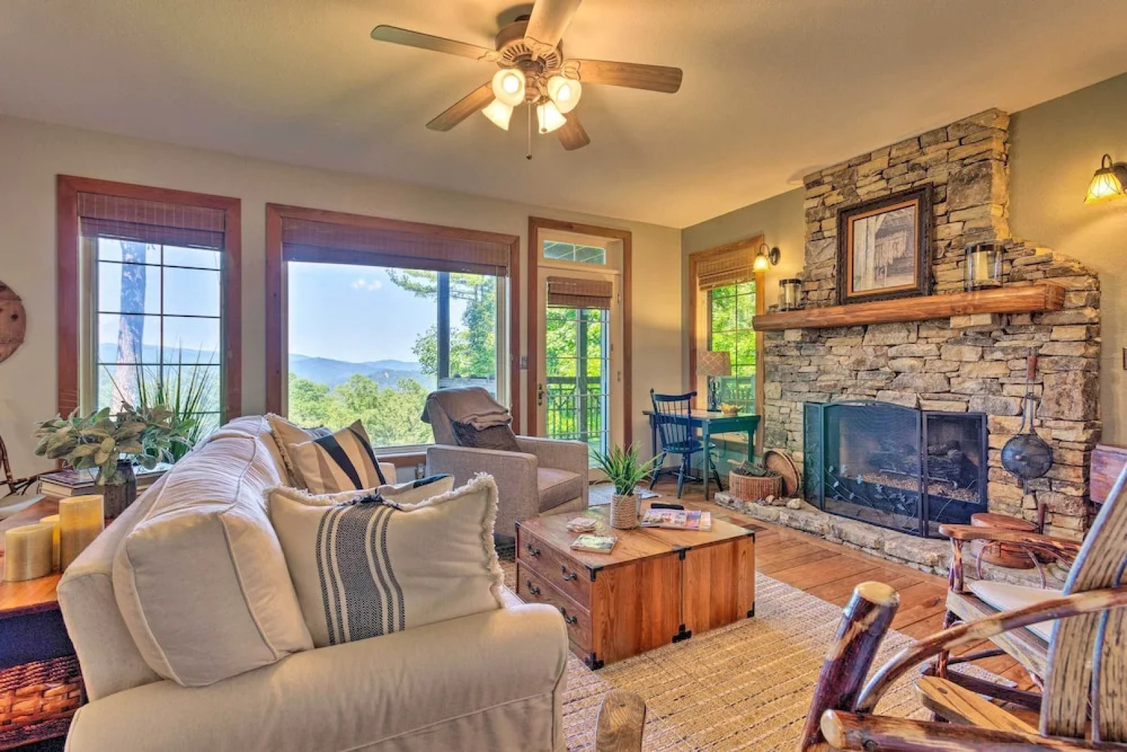 Mountain Air Condo w/ Deck & Views, Pets Welcome!