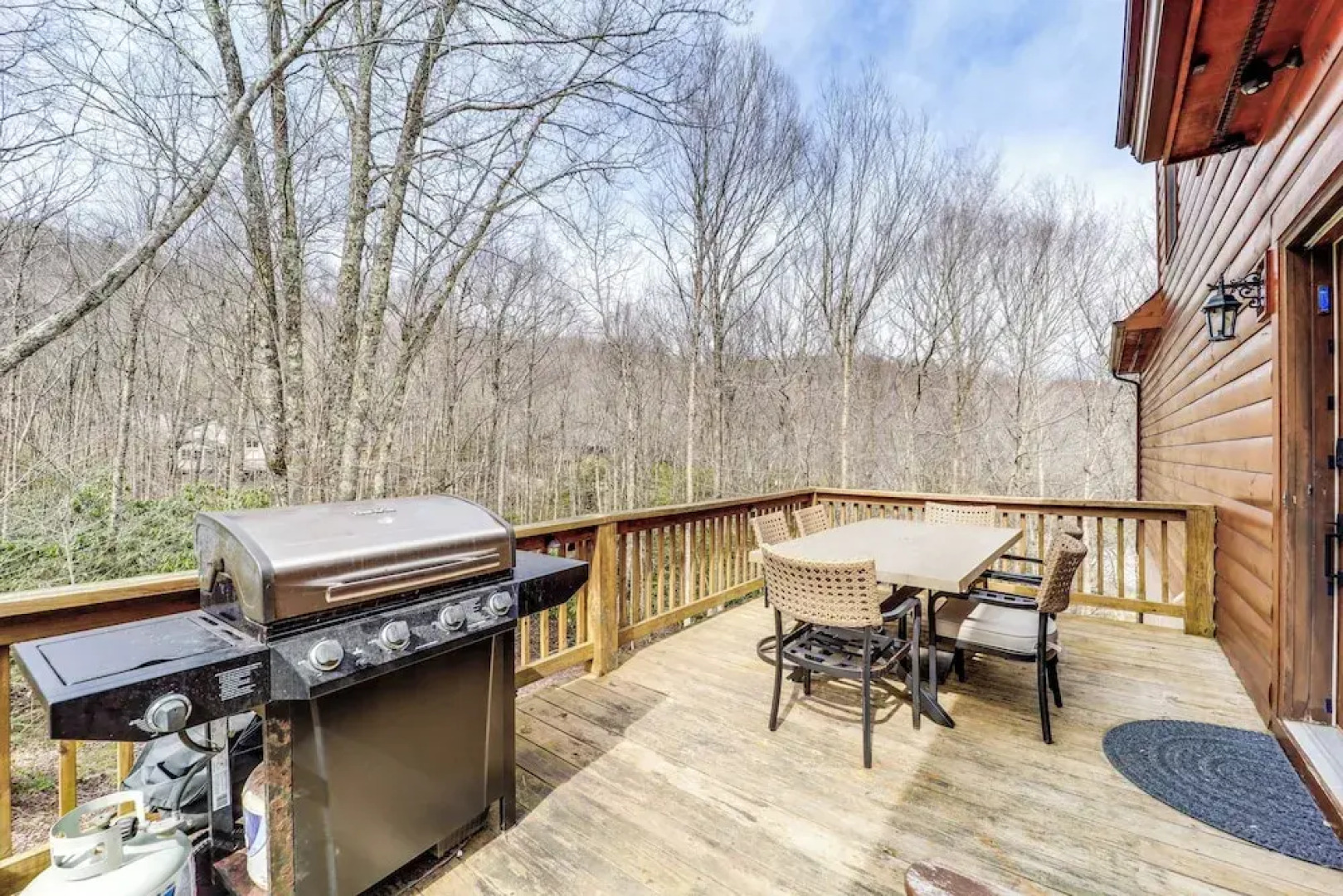 Deck + Scenic Views: Beech Mountain Cabin